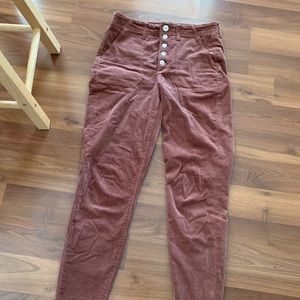 Corduroy mom jeans AE